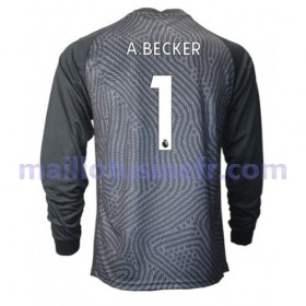 Maillot de Foot Liverpool Alisson Becker 1 Gardien Domicile 2020-21 Manches Longues